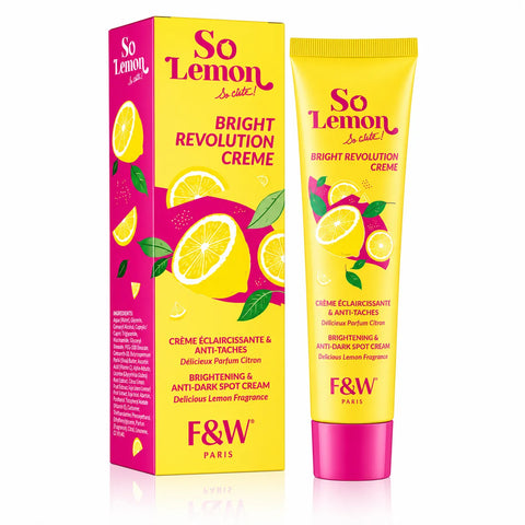 Brightening & Anti-Dark Spot Face Cream – Bright Revolution Cream | So Lemon