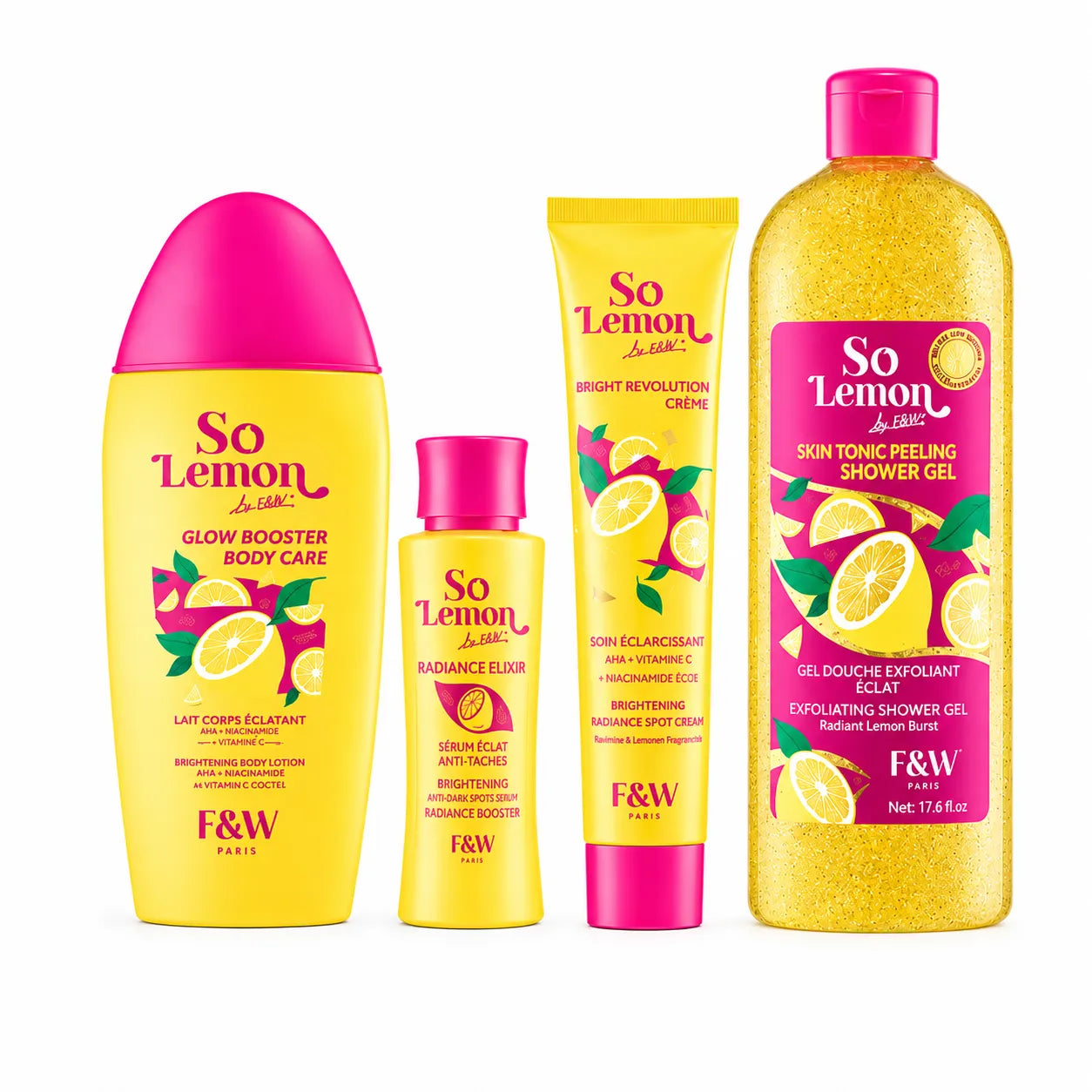 F&W Lemon Glow Essentials Set