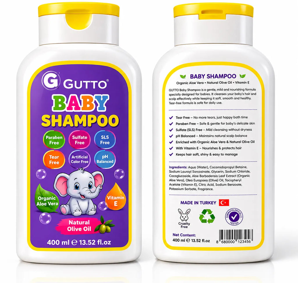Gutto Baby Shampoo 400ml | Sulfate Free Shampoo Range