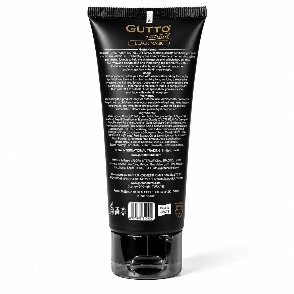 Gutto Black Mask Peel Off 100ml