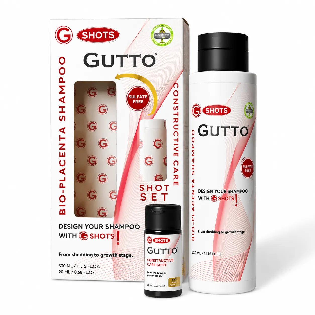 Gutto Constructive Care Shot SET/SHAMPOO 330ml & Shot 30ml