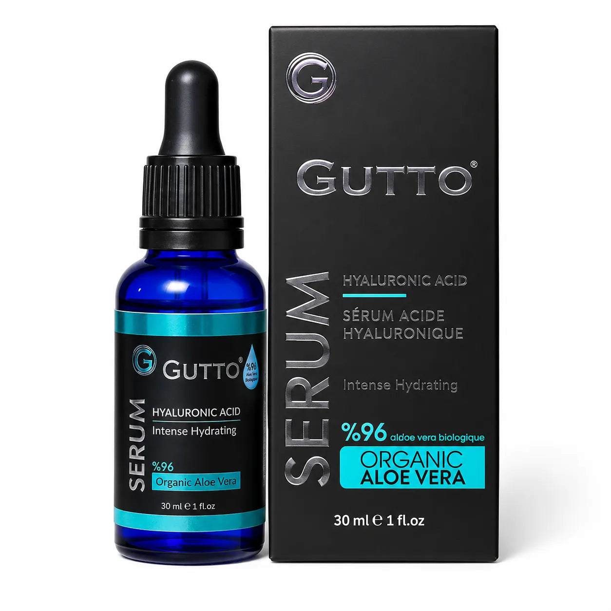 Gutto Hyaluronic Acid Serum| Intense Hydrating,30ml
