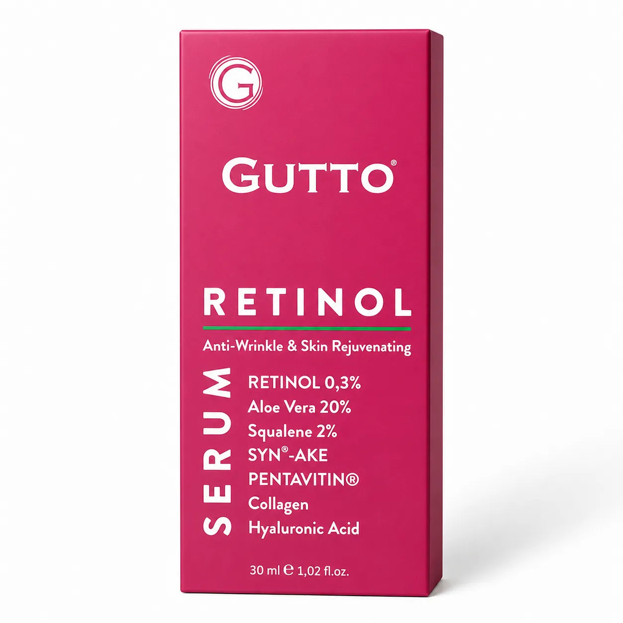 Gutto Retinol Anti Wrinkle & Skin Rejuvenating Serum 30ml.