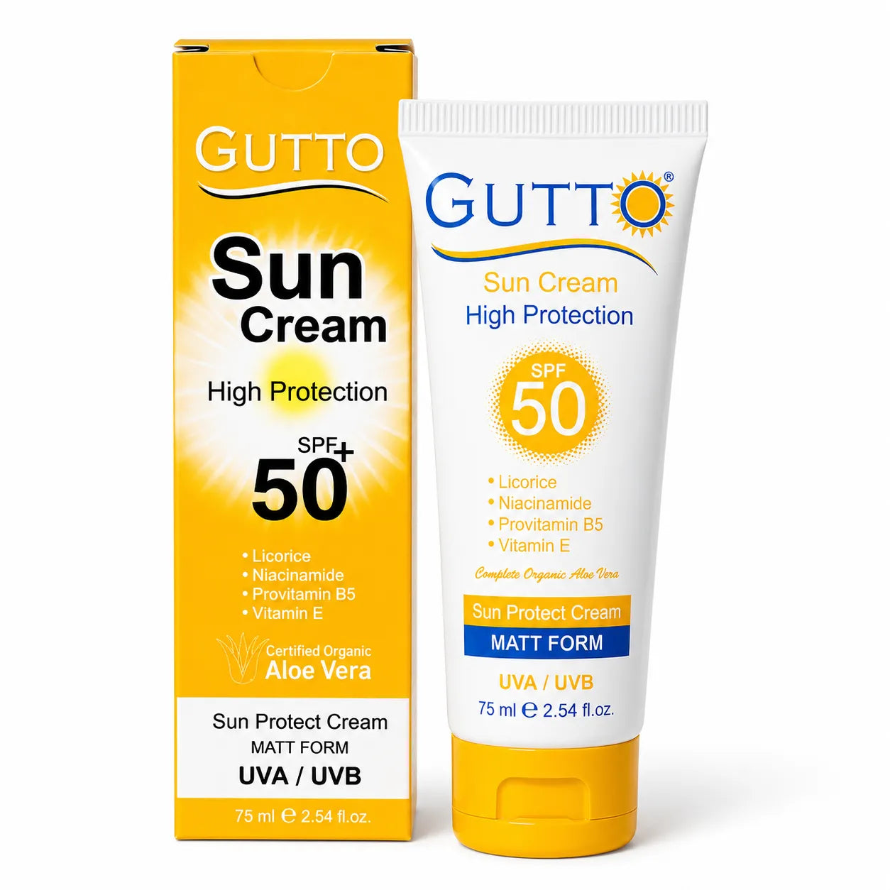 Gutto Sun Protection Cream 75ml with SPF50+