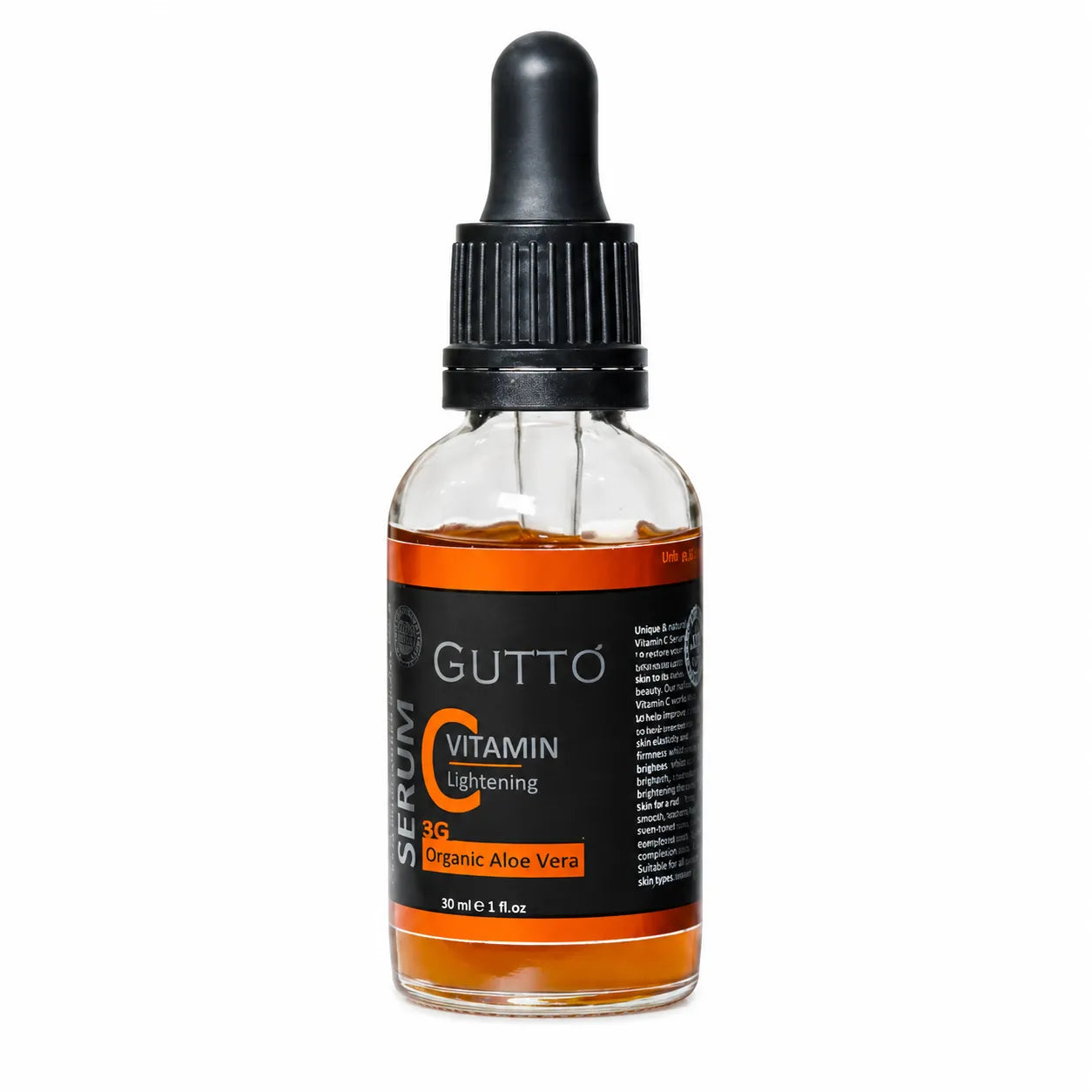 Gutto Vitamin C Serum (80% Organic Aloe Vera) 30ml
