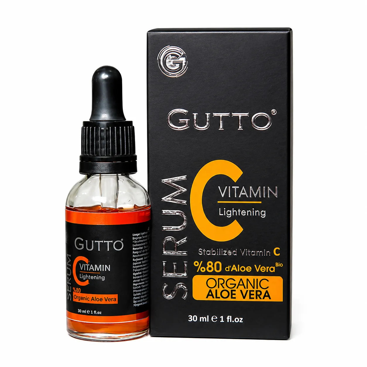 Gutto Vitamin C Serum (80% Organic Aloe Vera) 30ml
