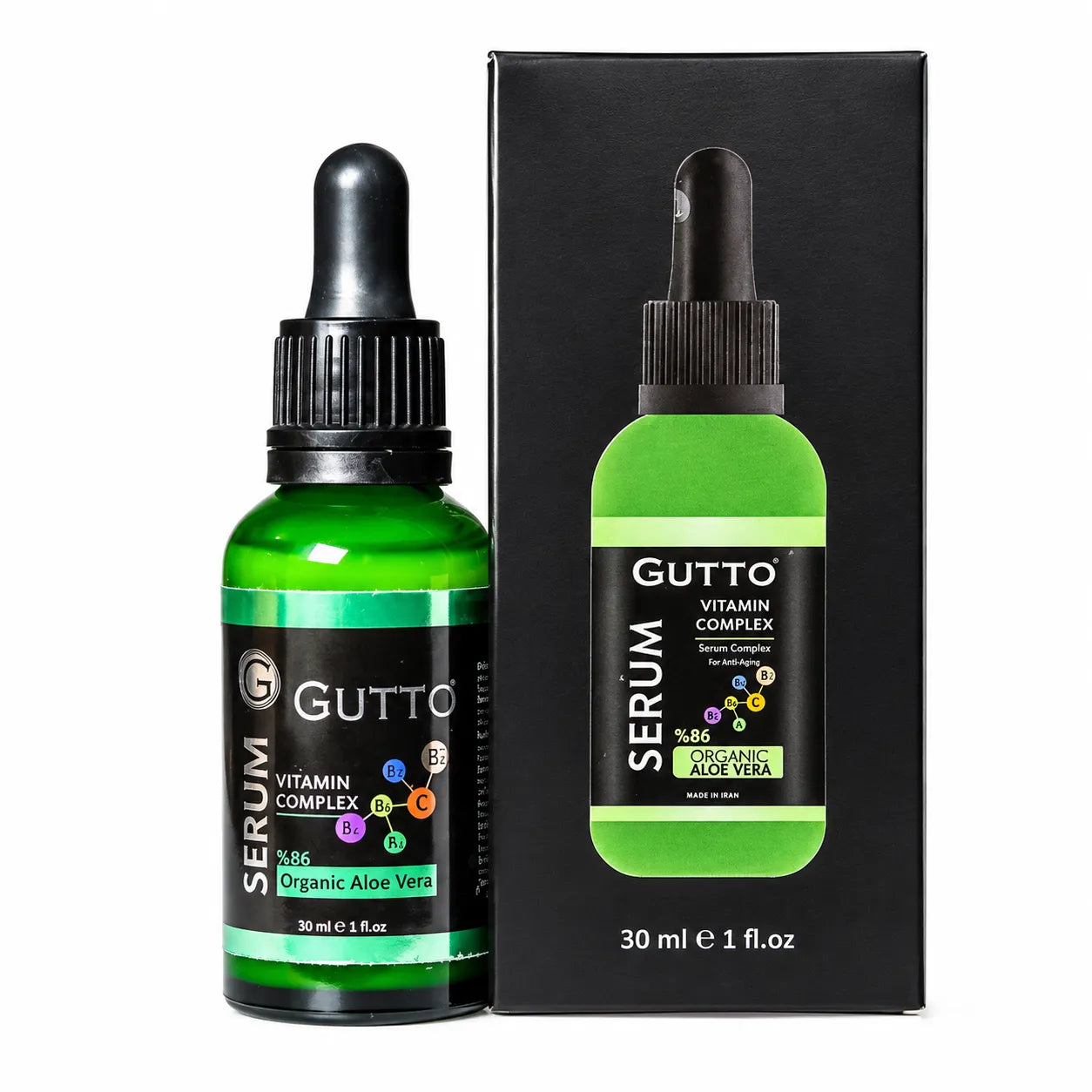 Gutto Vitamin Complex Serum with Organic Aloe Vera