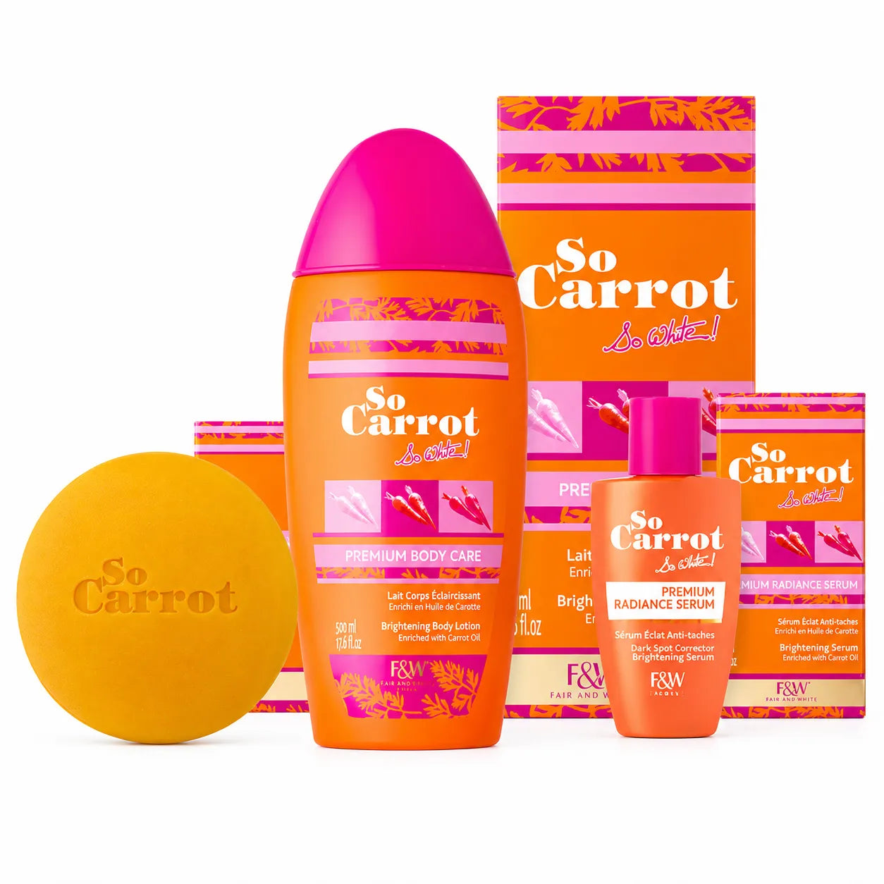 SO CARROT KIT SO RADIANCE FOR FACE AND BODY