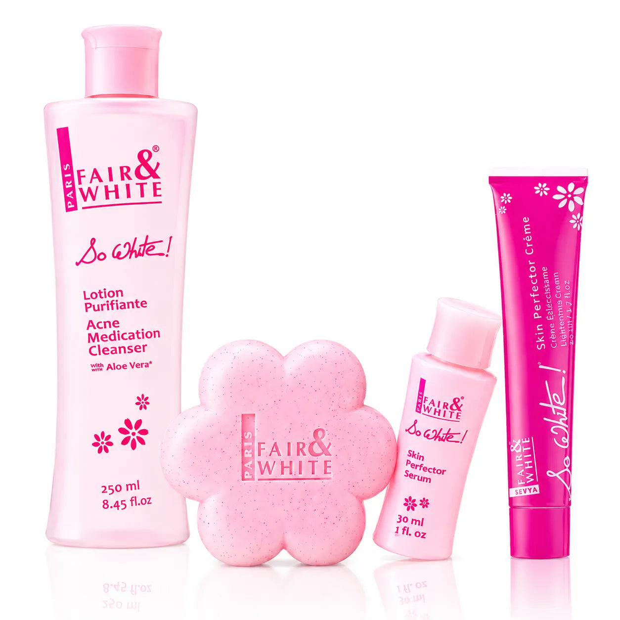 SO WHITE FACE PERFECTOR ROUTINE